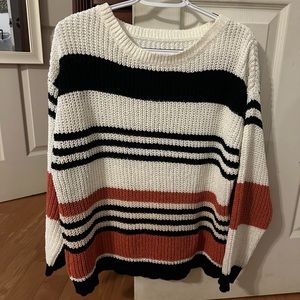Lush oversized small puff sleeve sweater